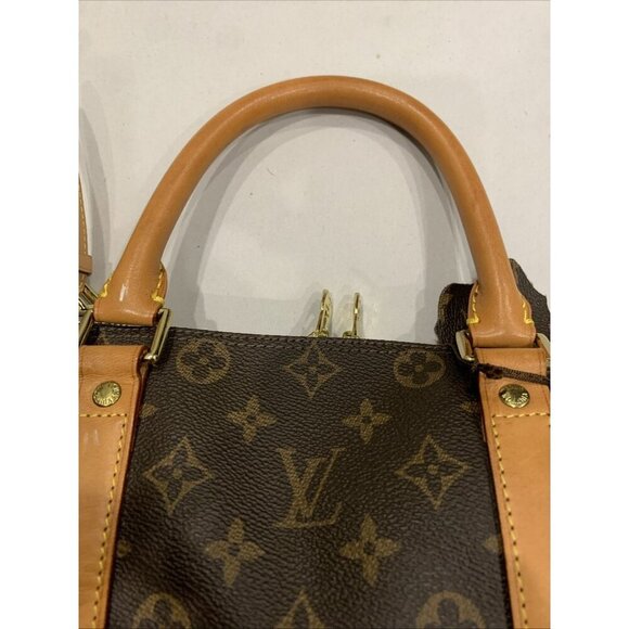 Louis Vuitton Brown Coated Canvas Keepall 60 Travel Duffle Bag FL0060 - Picture 13 of 16